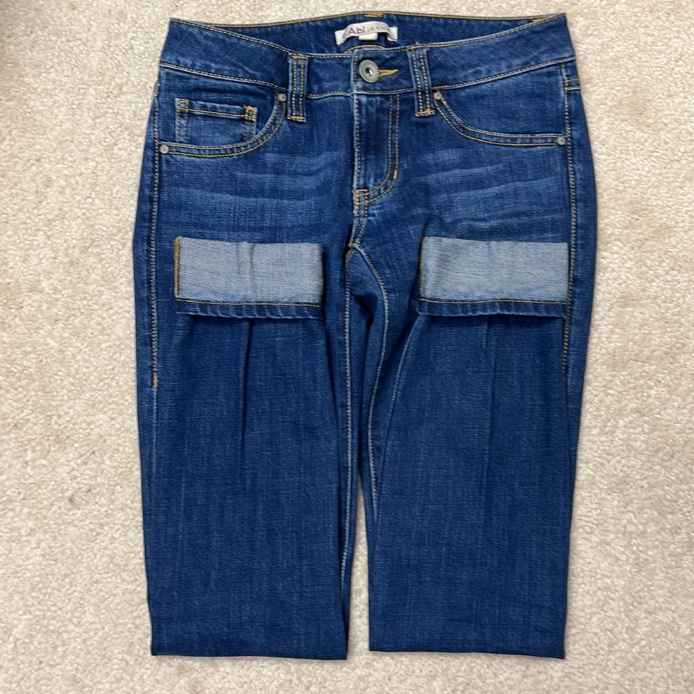 $4.99 SHIPPING EUC CAbi Ruby Jean Style 750 Size 0
